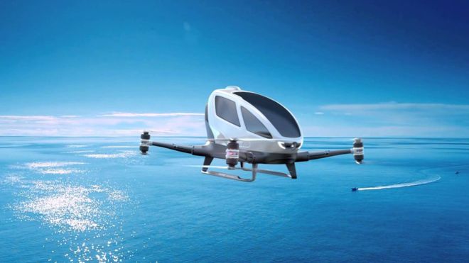 ¡Ya llegó el primer drone de transporte aéreo a Tulum!