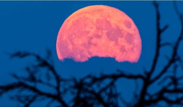 ¿Recuerdas la superluna rosa de abril 2020? ¡Espectacular!