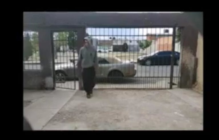 Video: Quiere entrar a robar a una casa ¡pero se encuentra con el perro!