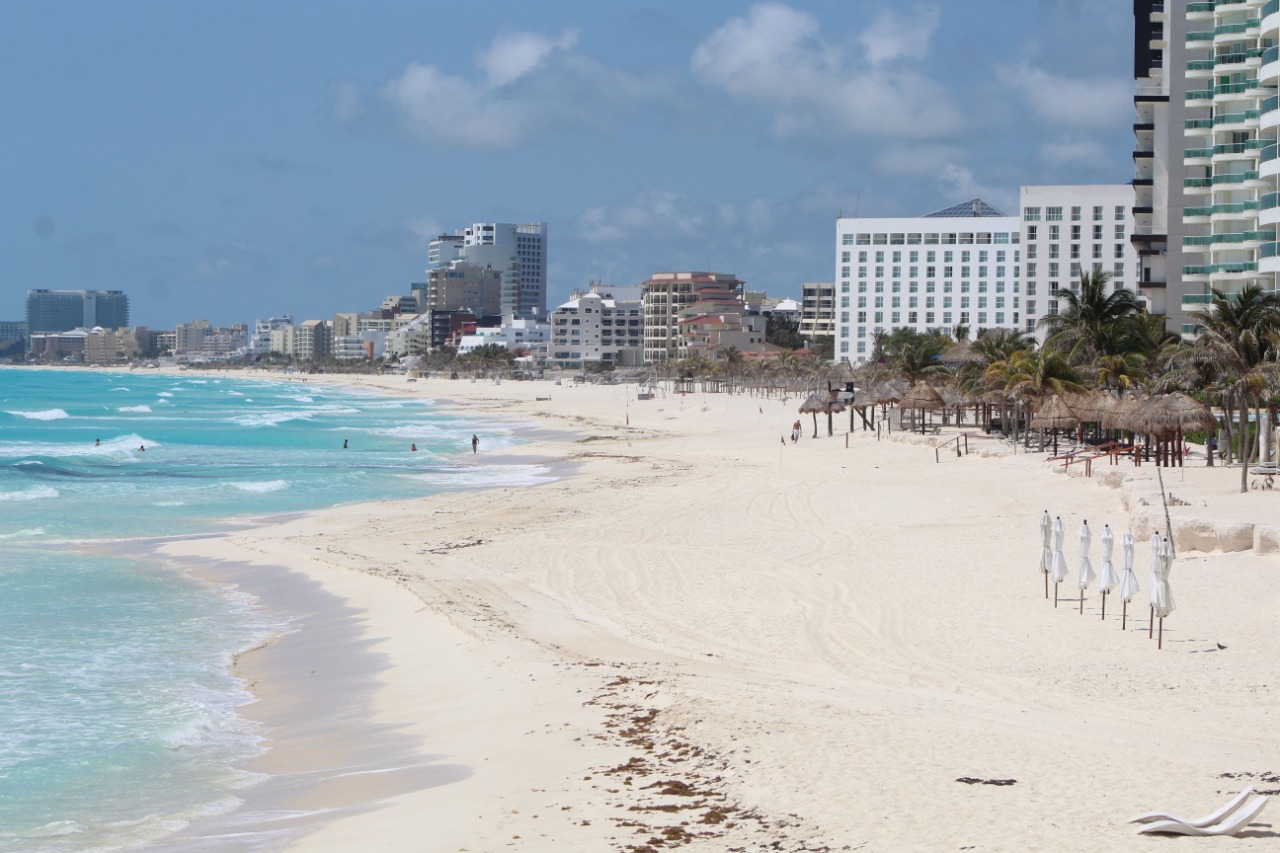 Galería: Así lucen las playas de Cancún en plena pandemia de coronavirus