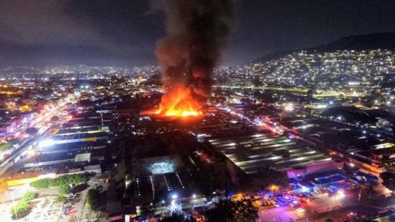 incendio Oaxaca