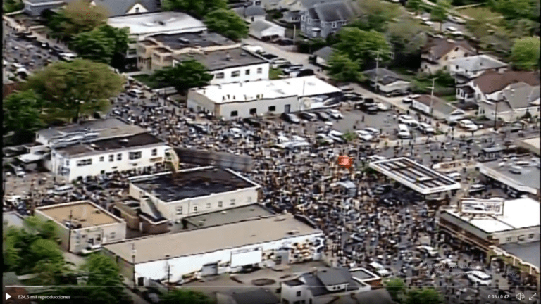 Video: Ciudadanos toman calles de Mineápolis tras asesinato racista a manos de policía