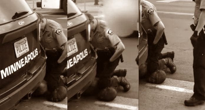 Policía asfixia a afroamericano