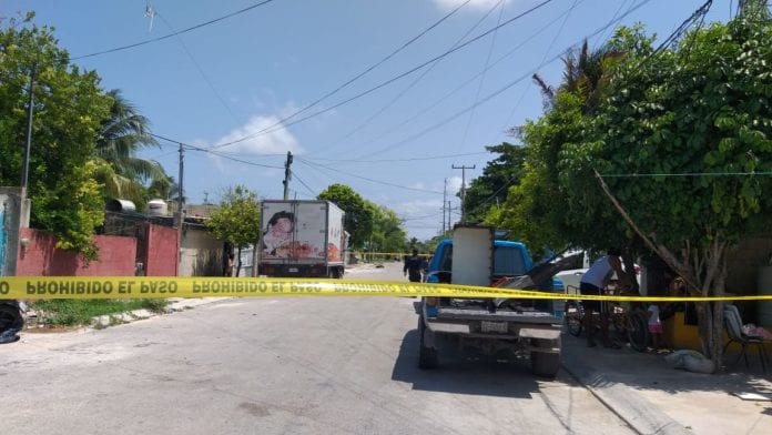 ejecutado en moto en Cancún