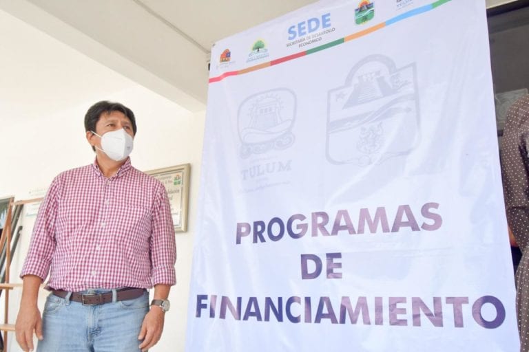 Programa de Financiamiento ayudará a la reactivación de empresas en Tulum