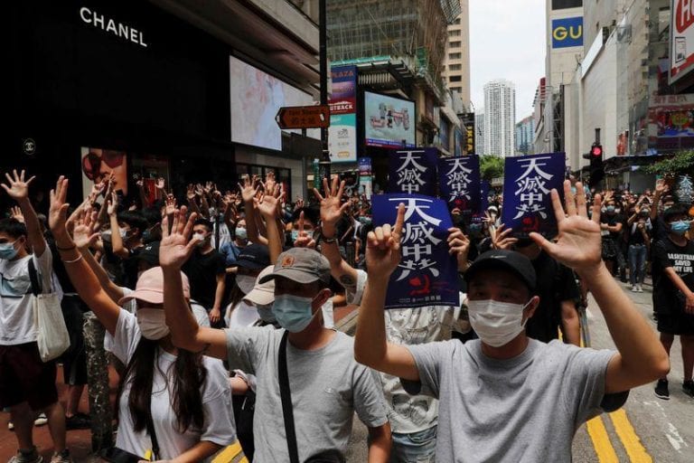 Protestas en Hong Kong