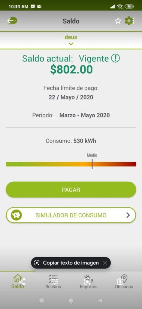 queja CFE Playa del Carmen