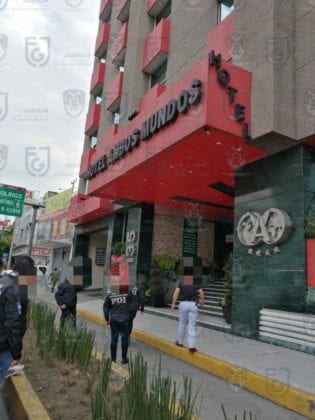 Hotel donde estaban los m&eacute;dicos