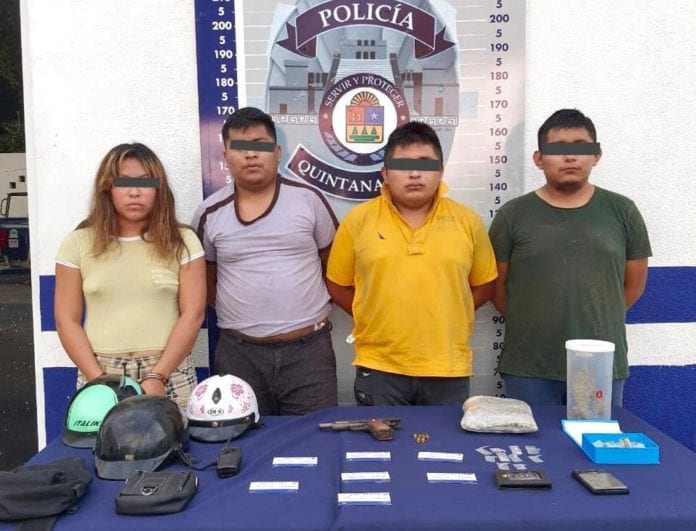 Detenidos en Tulum con droga