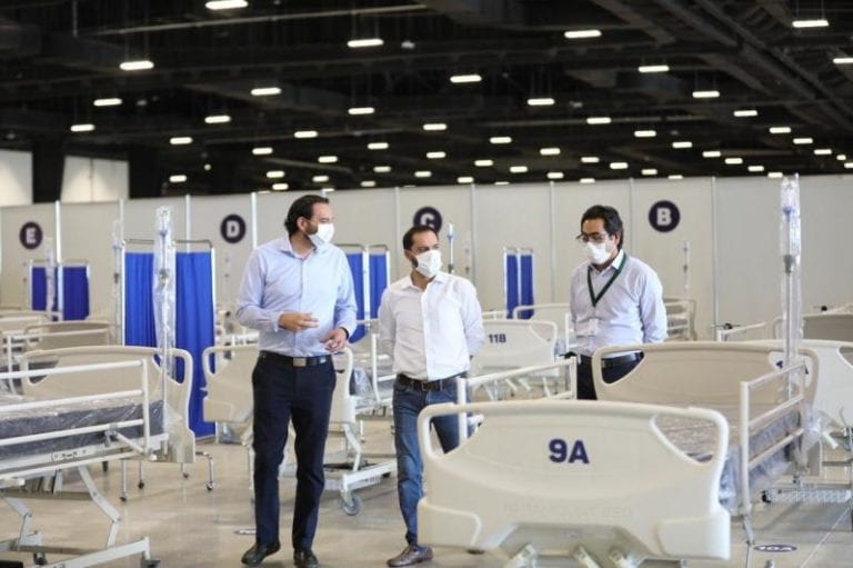 Mauricio Vila habilita centro de convenciones para recibir a pacientes con Covid-19