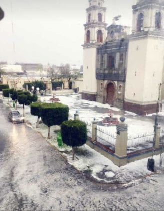 Granizo en Tehuac&aacute;n