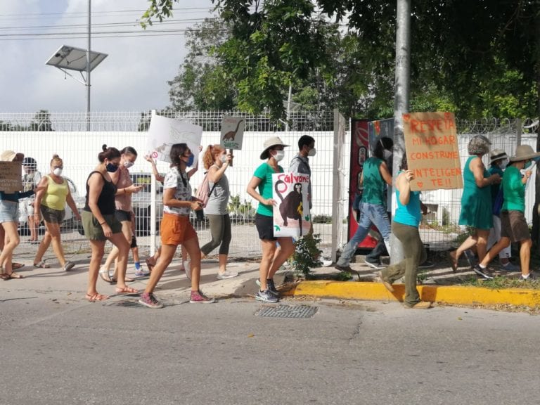 protesta en Lol Tún