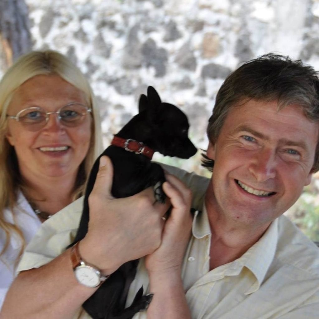 Jean Claude de Terwangne y su esposa Anne Marie-Cristine Francois Wauters.