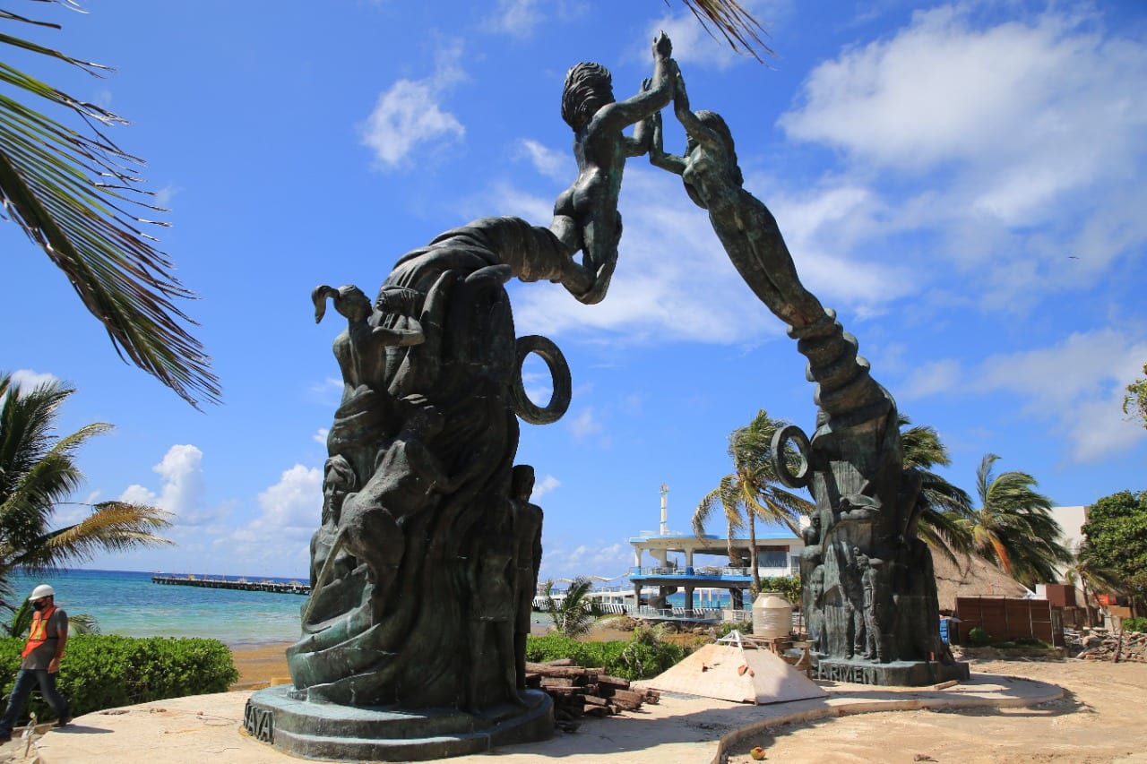 Galería: ¡Así avanza la remodelación de la Quinta Avenida y Parque Fundadores!