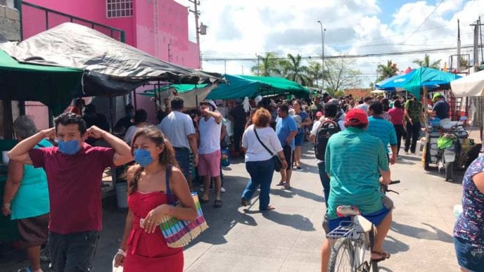 Tianguis en Cancún