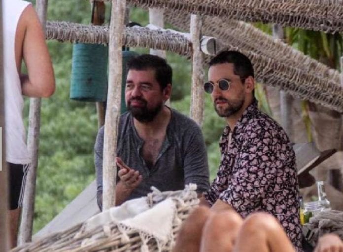 Luis Gerardo Méndez y su novio en Tulum