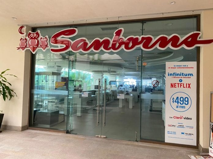 Cerró sus puertas de manera definitiva la sucursal de Sanborn’s en Playa del Carmen, tienda que al parecer no aguantó los embates del COVID-19.
