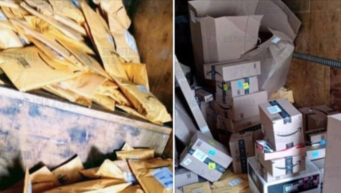 Robaron camión con 350 mil pesos en mercancía