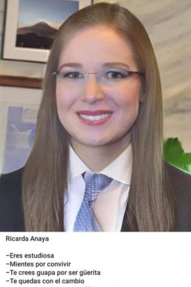 Ricardo Anaya si fuera mujer