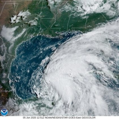 Depresi&oacute;n tropical "Crist&oacute;bal"