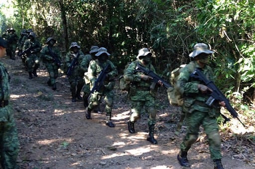 Militares con Covid-19 en Bacalar.