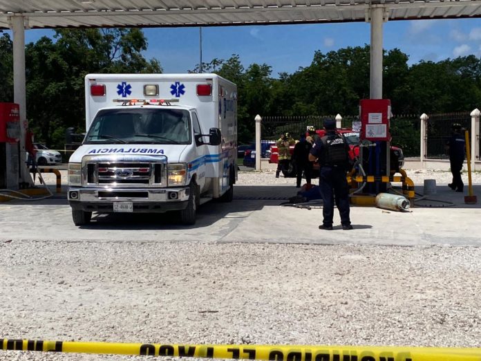 Empleado de Gas Tomza a punto de perder el ojo por problema con un tanque