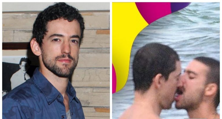 Captan a Luis Gerardo Méndez en pleno ‘besuqueo’ con otro hombre en Tulum