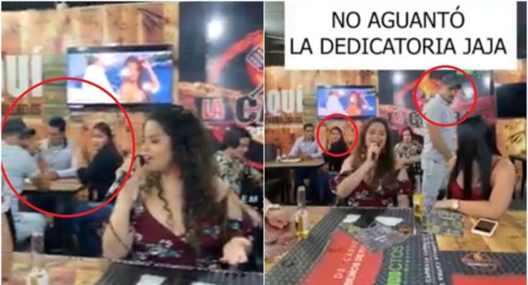 Video: ‘Te dejo en libertad’ joven encuentra a su ex con su nueva novia y le canta