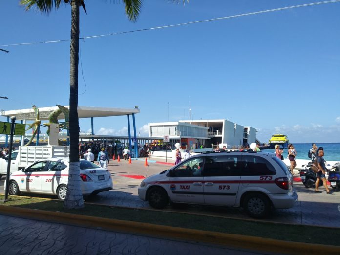 Taxis de Cozumel.
