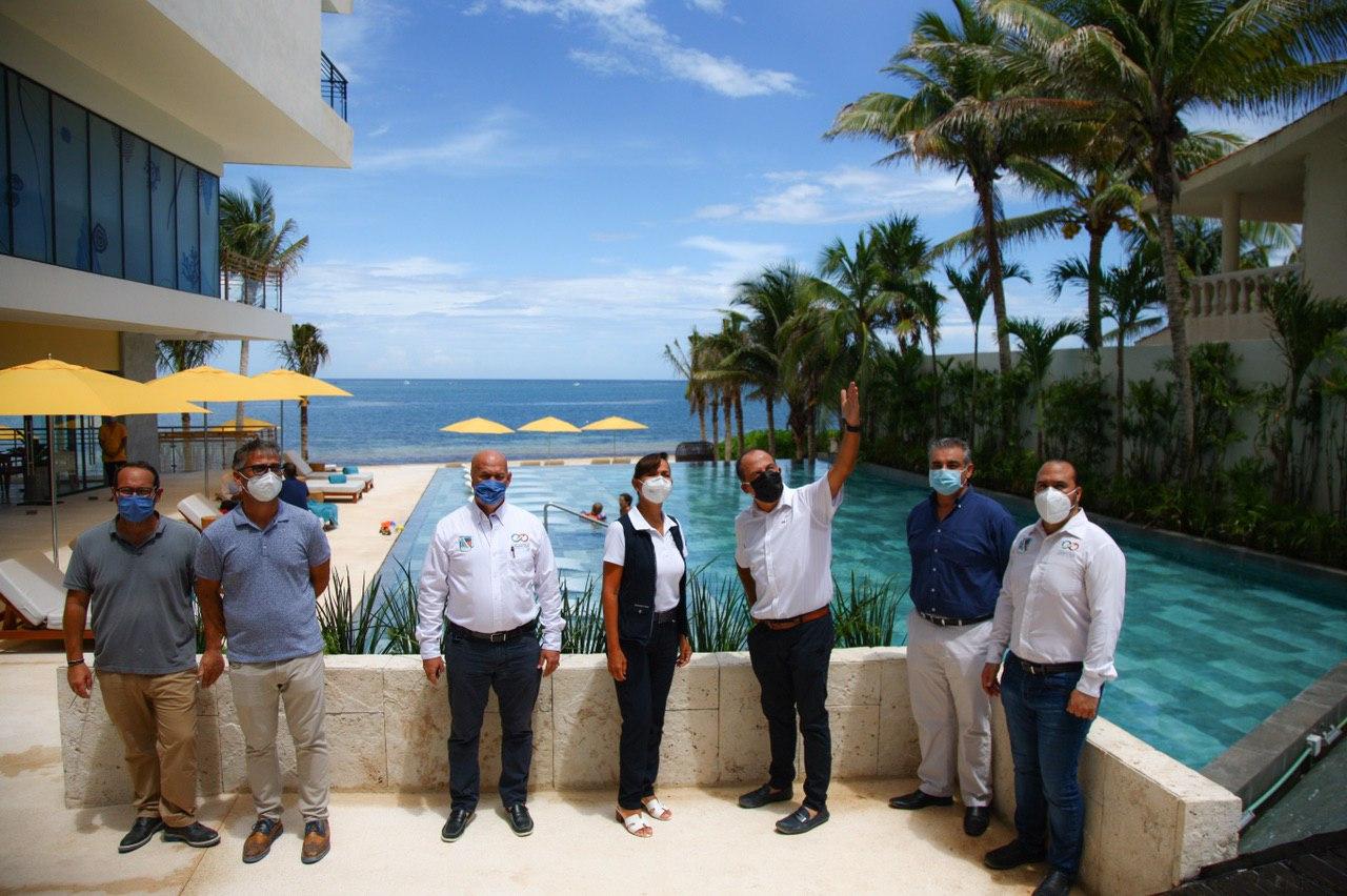 Supervisa Laura Fernández protocolos sanitarios en hoteles de Puerto Morelos