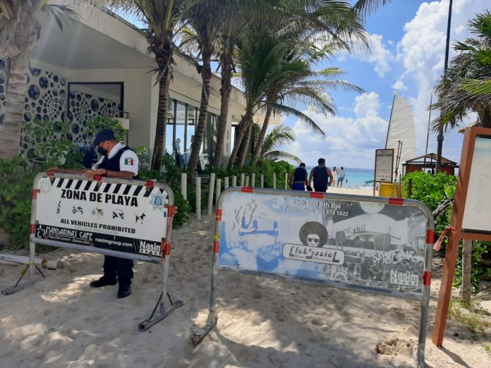 Playas de Solidaridad están siendo vigiladas para evitar que la gente acuda