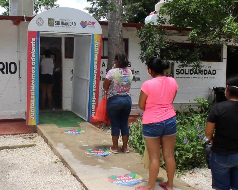 ¡Así refuerza el DIF municipal medidas sanitarias en comedores solidarios!