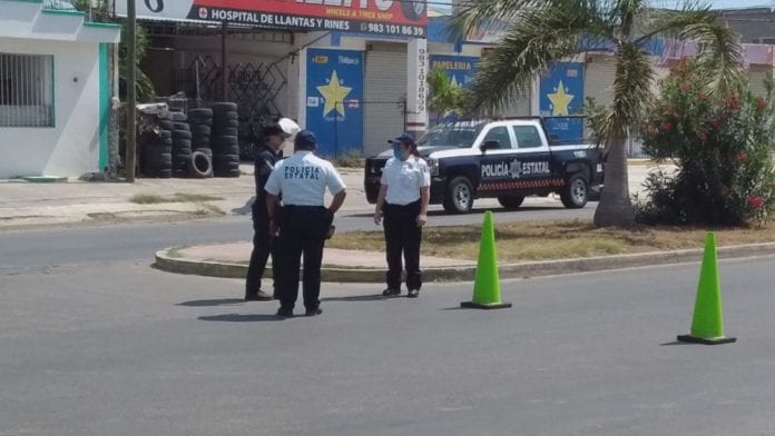 cierran avenidas en Chetumal