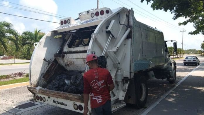 basura en Playa del Carmen