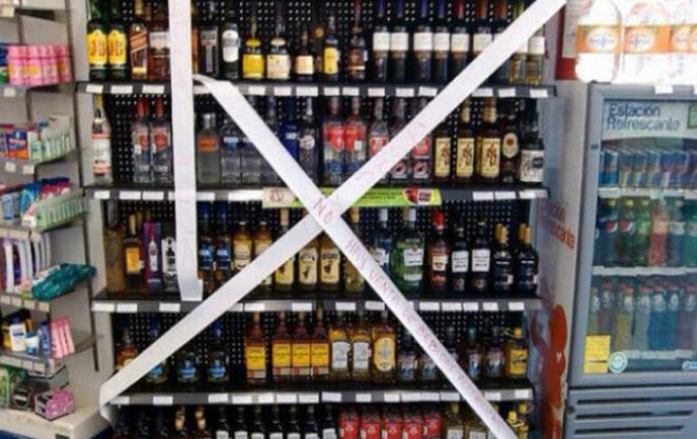 Restricción a venta de alcohol