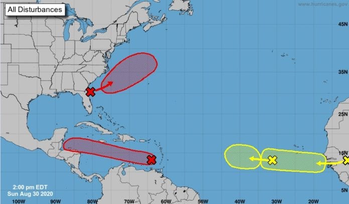 ciclón en el Caribe