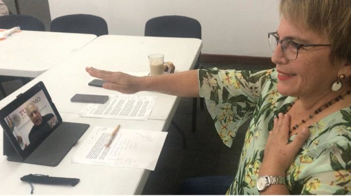 La presidenta municipal de Solidaridad, Laura Beristain Navarrete, fue nombrada copresidenta de la Asociación Nacional de Municipios Turísticos (ANMT), por su labor a favor de la reactivación económica del sector, representando así –junto con los nuevos integrantes de la mesa directiva, a los 400 municipios del país que destacan por esta actividad de la industria sin chimeneas.