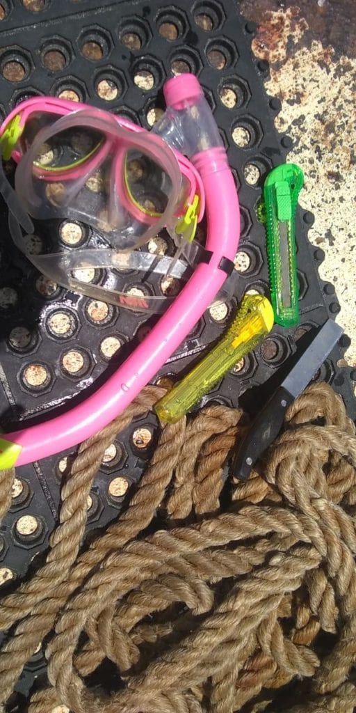 Daños en barrera anti sargazo