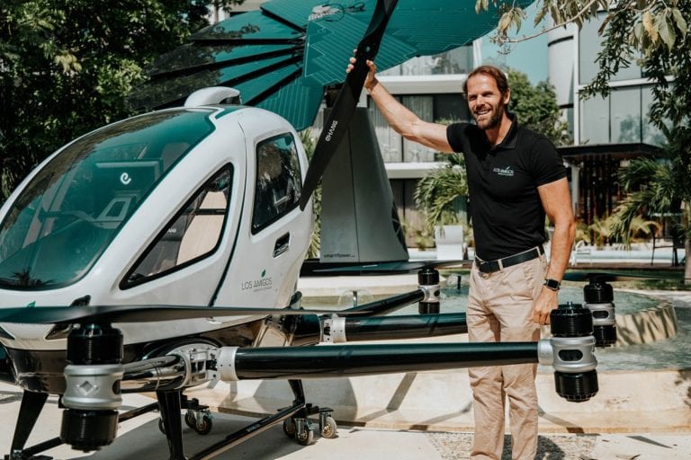 Galería: Primer dron tripulado en América Latina volará próximamente en Tulum