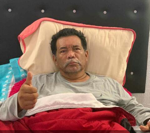 Hernán Villatoro, contagiado con COVID-19