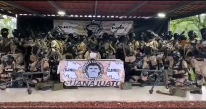 Presuntos integrantes del CJNG festejaron en video la detención de 