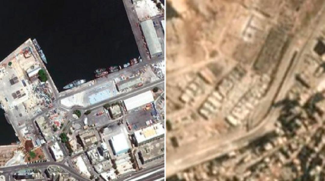 Donde antes había viviendas en Beirut, hoy solo hay destrucción