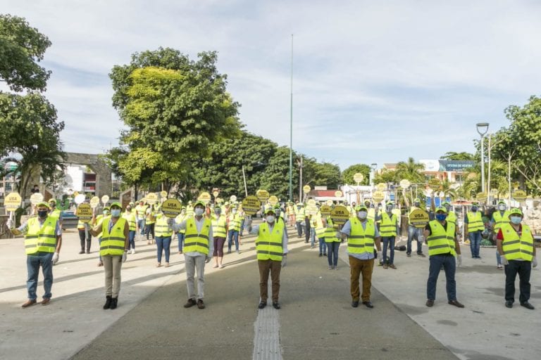 Jóvenes inician vigilancia para que se cumplan medidas por Covid-19 en Tulum