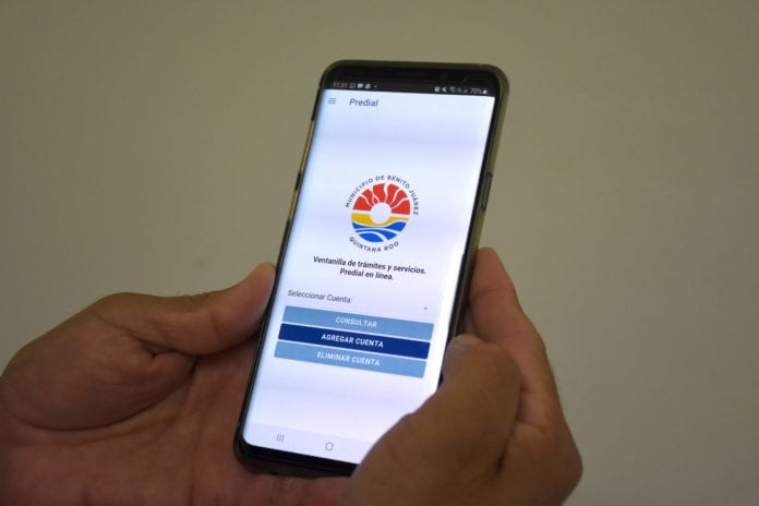 A partir de esta semana, se agregan trámites y servicios en la página web del Ayuntamiento de Benito Juárez y en la aplicación “Cancún Móvil”, para seguir facilitando la obtención de permisos y documentos municipales, con lo que se agiliza la atención ciudadana y se combate la corrupción.