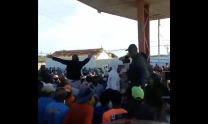 Riña pescadores en Campeche