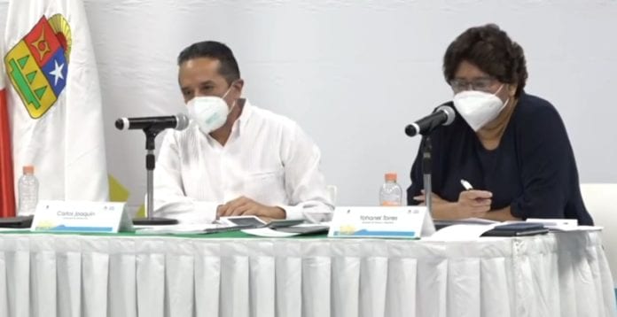 Carlos Joaquín y Yohanet Torres