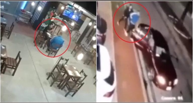 En este video se ve cómo asesinan a una persona y secuestran a otra en Aguascalientes