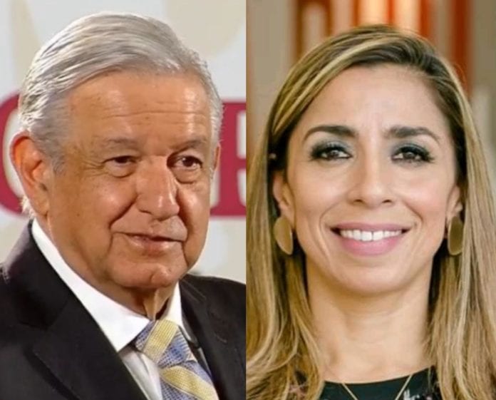 Marybel Villegas fue exhibida ante AMLO en la mañanera de este jueves