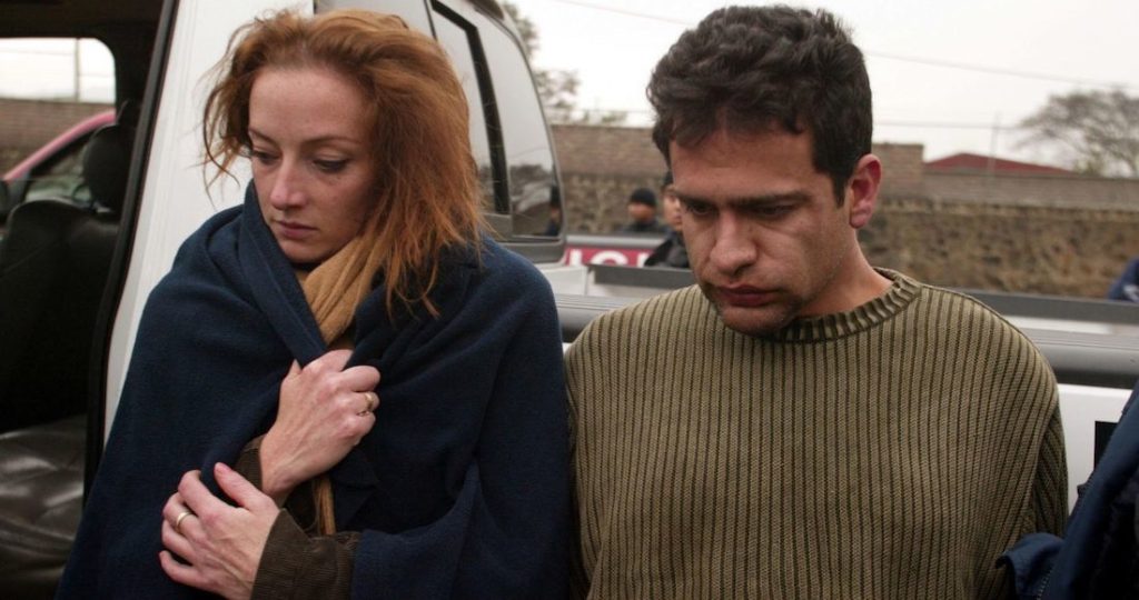 Florence Cassez e Israel Vallarta, acusados por García Luna como supuestos secuestradores; resultaron inocentes