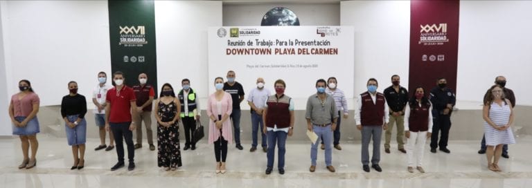 Colaboran empresarios y ayuntamiento en proyecto Downtown Playa del Carmen